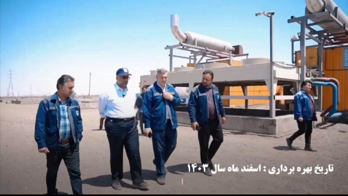 بازدید مدیرعامل شرکت سنگ آهن مرکزی ایران -بافق از پروژه بار برگشتی